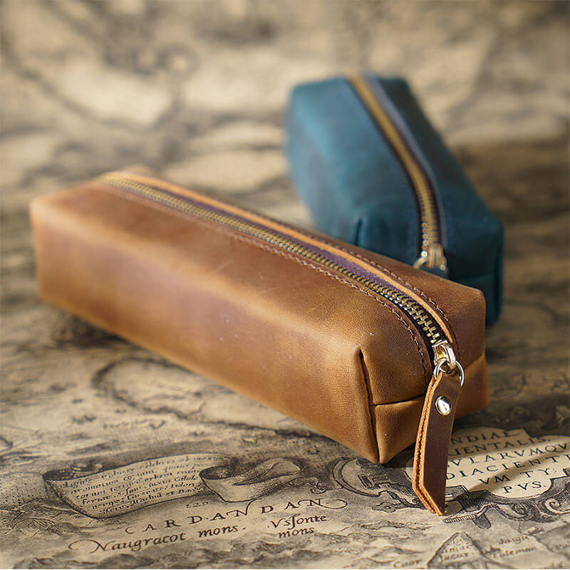 Zip Pencil Case Student – Babylon Leather
