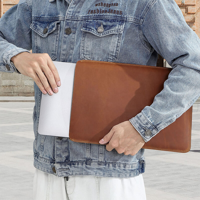 Leather iPad Tablet Sleeve Crazy Horse Leather – Babylon Leather
