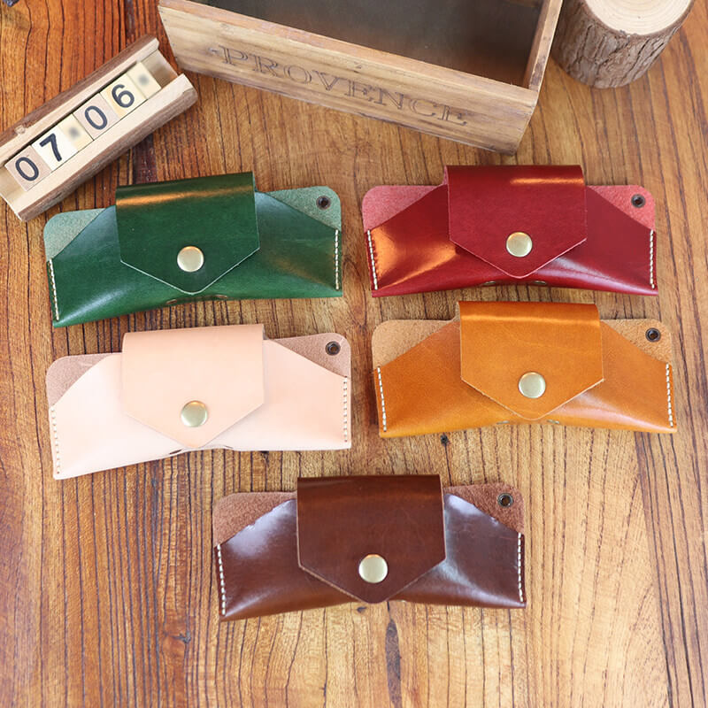 Glasses Case with Lanyard Veg Tanned Leather DIY Kit – Babylon Leather