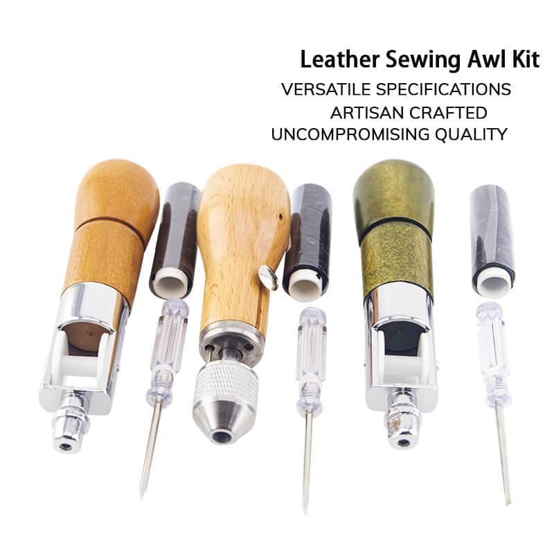 Leather Hand Stitcher Sewing Awl Wood Handle – Babylon Leather