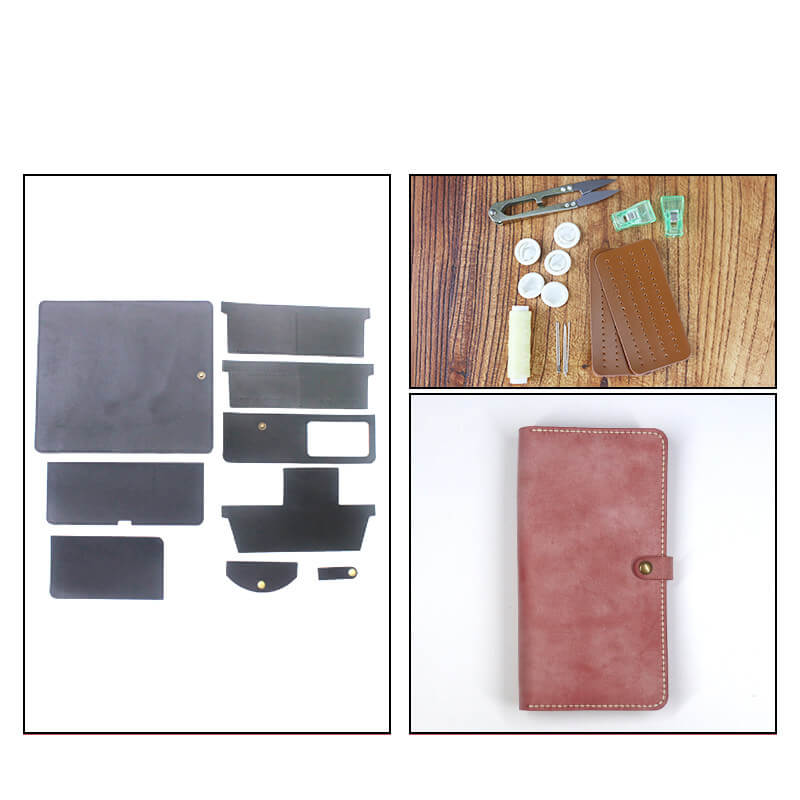 Travel Passport Wallet Fog Wax Leather DIY Kit – Babylon Leather