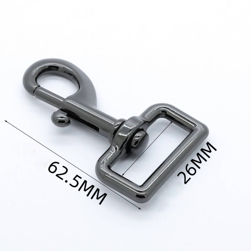 Lobster Clasp with Rectangular Eye - Babylon Leather