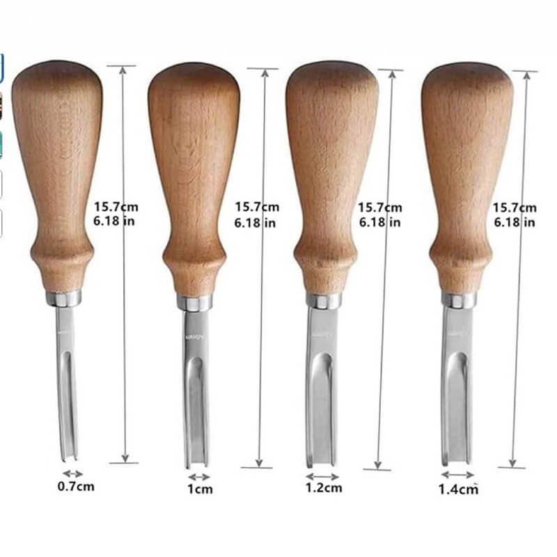 Wide Edge Skiver D2 Tool Steel for Leather Thinning – Babylon Leather