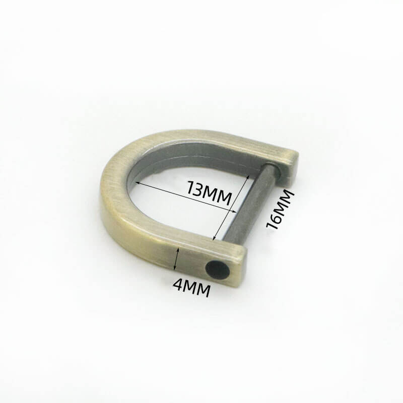 Screw-In D-Ring Connector - Babylon Leather