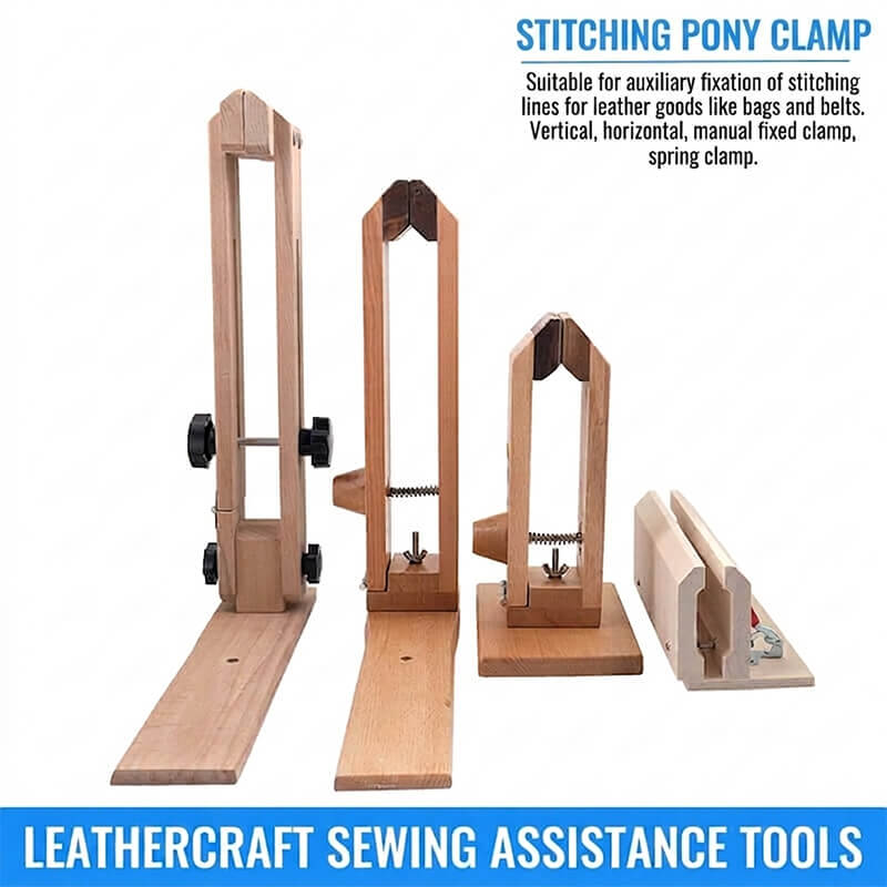 Beech Wood Leather Stitching Pony Clamp – Babylon Leather