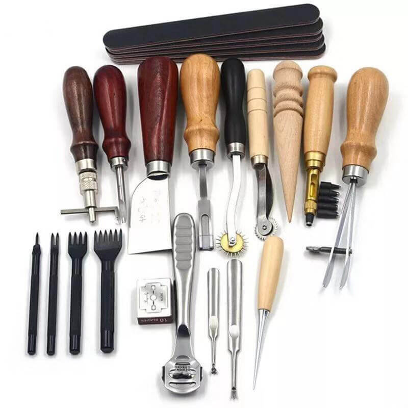 18-Piece Leather Craft Hand Sewing Tool Kit – Babylon Leather