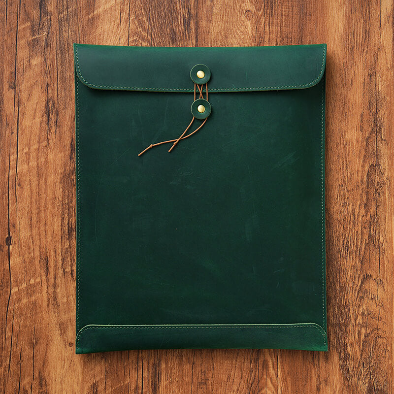 A4 Leather Document Folder Crazy Horse Leather – Babylon Leather