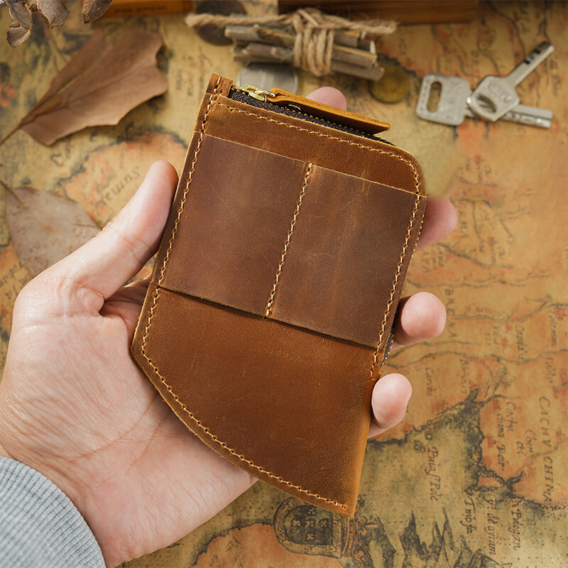Ultra-Thin Curved Pocket Wallet – Babylon Leather