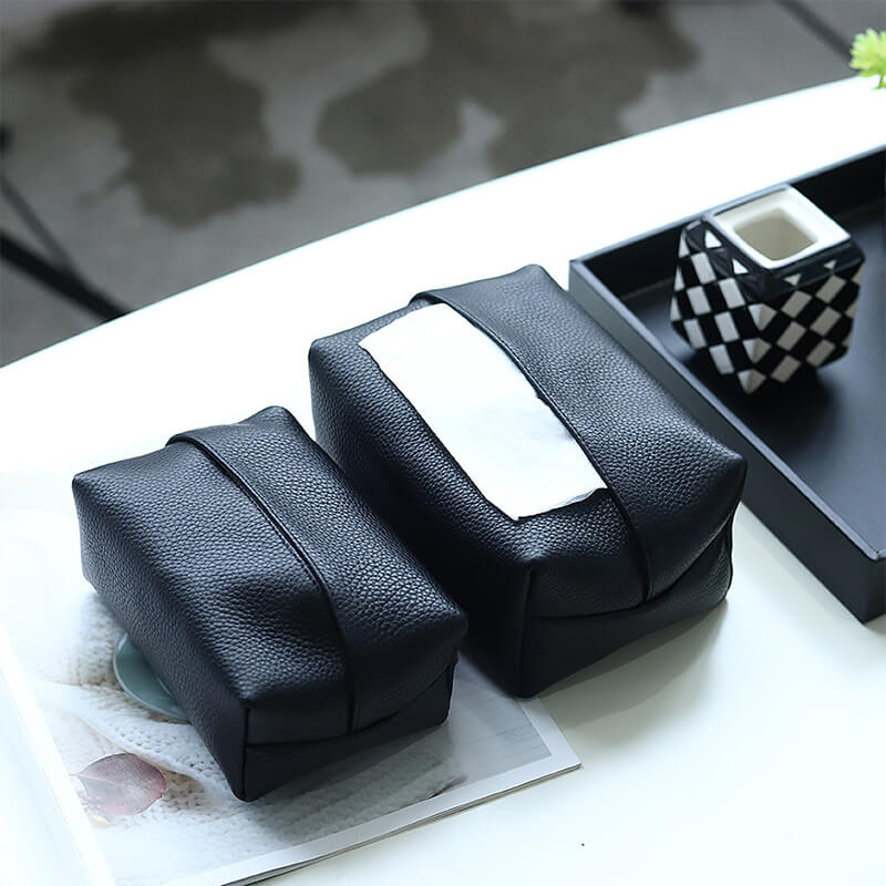 Leather Tissue Box Cover – Babylon Leather