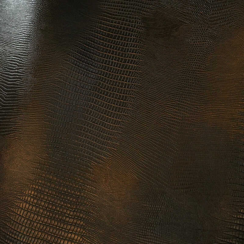 Top Grain Lizard Embossed Leather – Babylon Leather