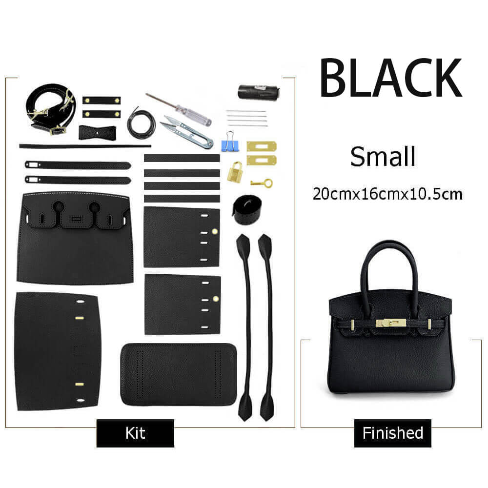 Birkin-Style Leather Tote Bag DIY Kit – Babylon Leather