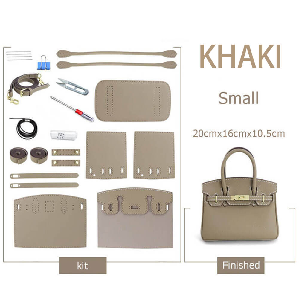 Birkin-Style Leather Tote Bag DIY Kit – Babylon Leather