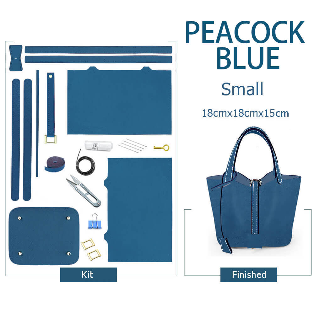 Unlined Leather Picotin Bag DIY Kit - Babylon Leather