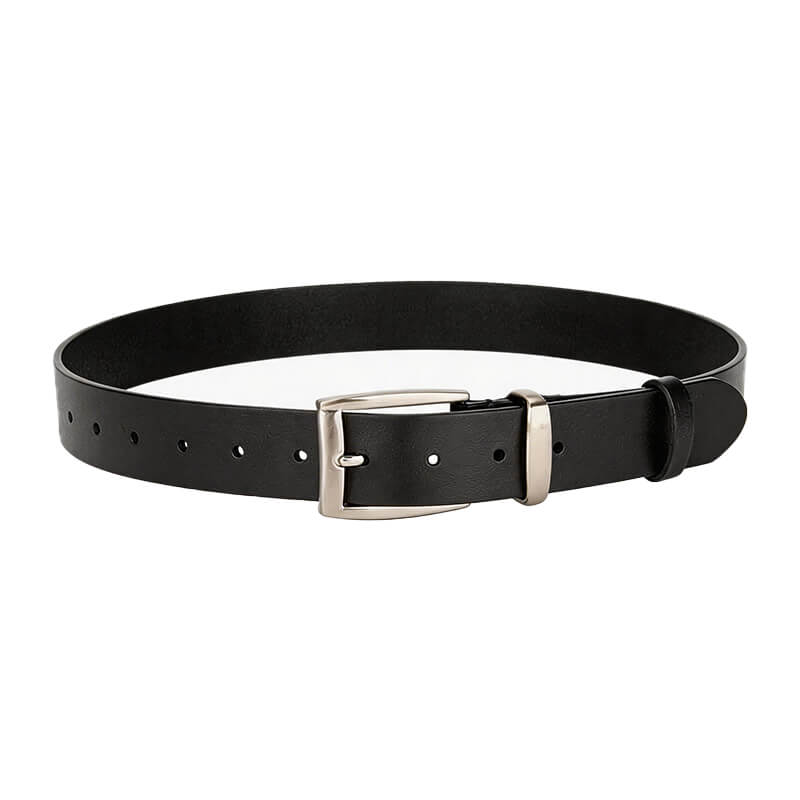 Unisex Top-Grain Cowhide Belt with Smooth Buckle – Babylon Leather