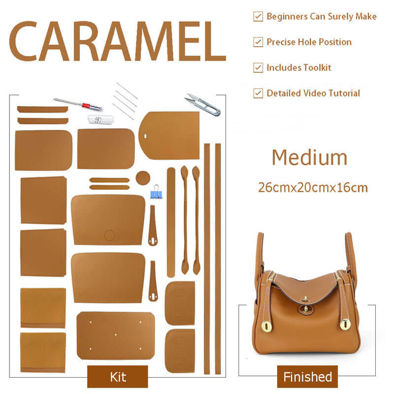 Lindy-Style Leather Bag DIY Craft Kit - Babylon Leather