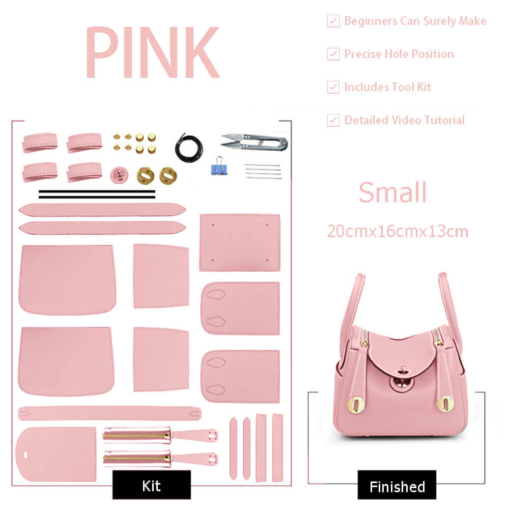 Lindy-Style Leather Bag DIY Kit with Oblique Holes – Babylon Leather