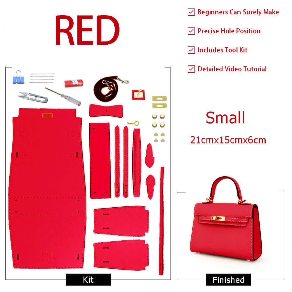 Kelly-Style Epsom Leather Bag DIY Kit – Babylon Leather