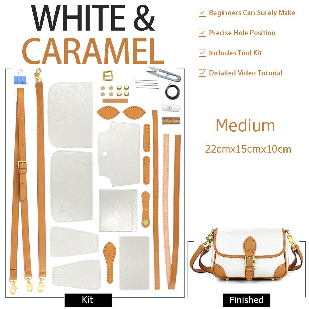 Leather Saddle Crossbody Bag DIY Kit – Babylon Leather