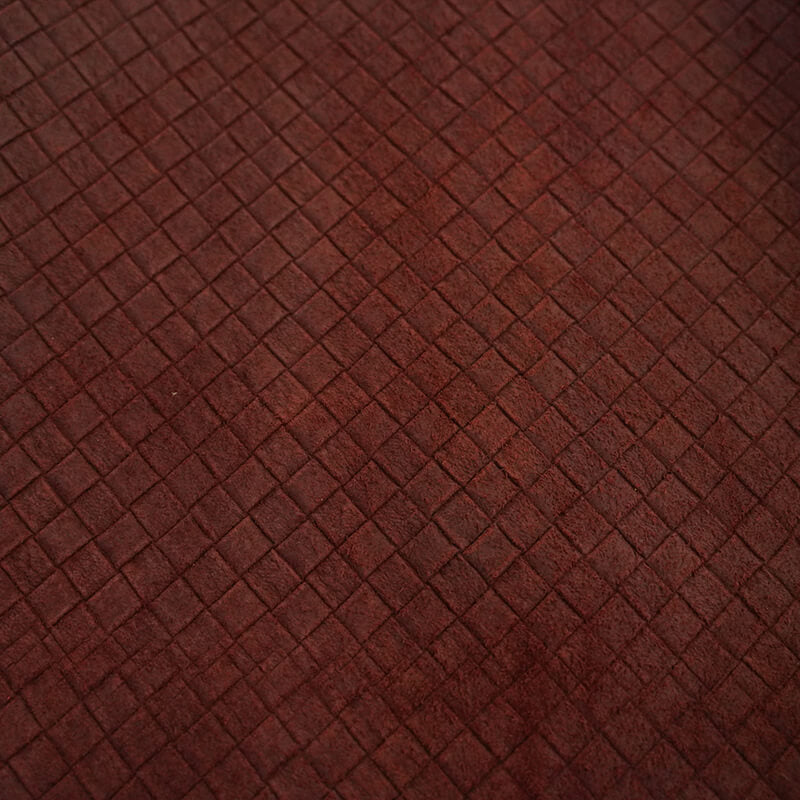 Top Grain Woven Embossed Leather – Babylon Leather