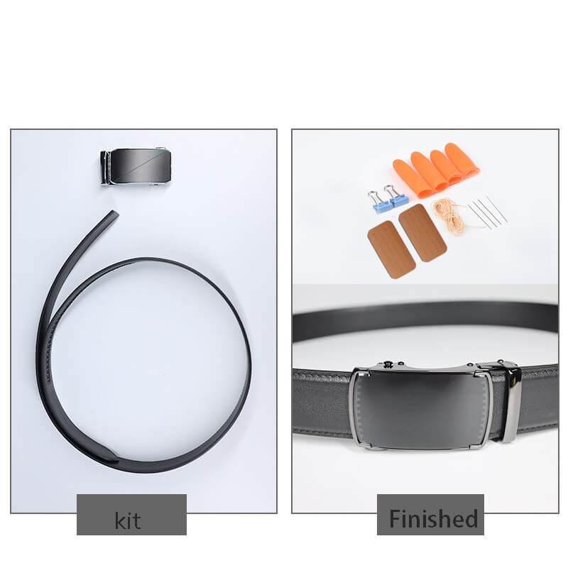 Men's Auto Buckle Belt Top Grain Leather DIY Kit – Babylon Leather