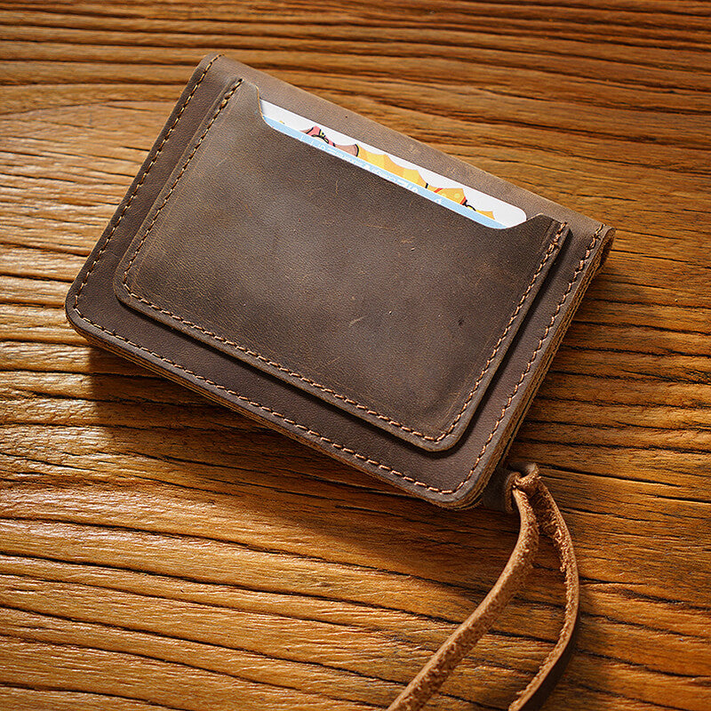 Men's Zip Card Wallet – Babylon Leather