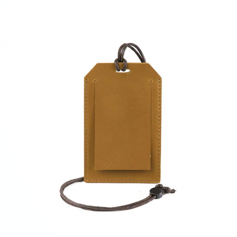 Leather Lanyard ID Badge Holder – Babylon Leather