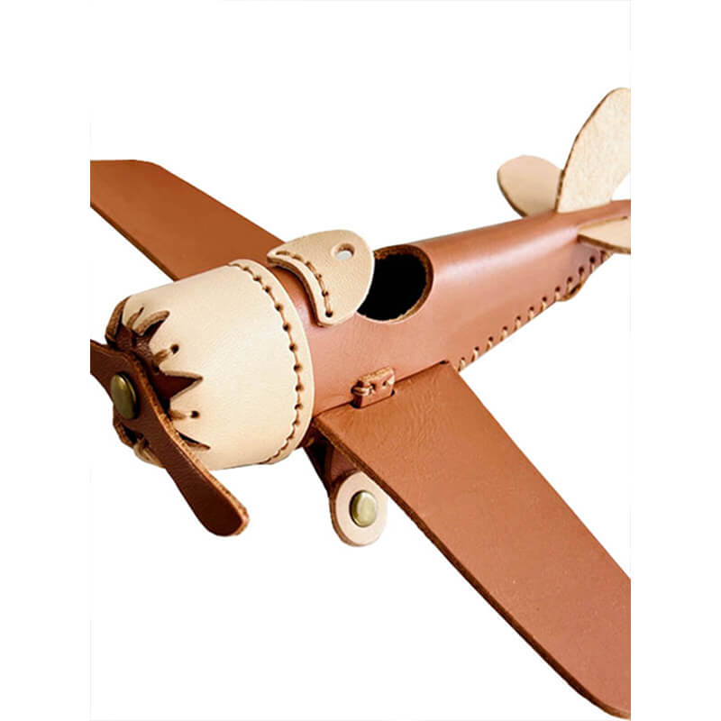 Airplane - Shaped Design Charm DIY Kit – Babylon Leather - Babylon LeatherBabylon LeatherSG09-Brown