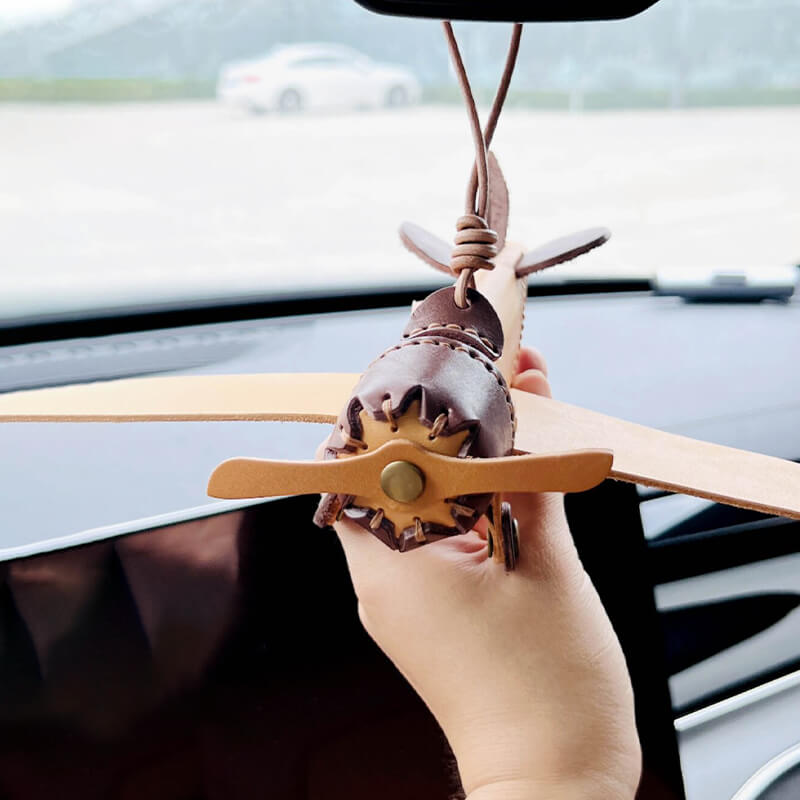 Airplane - Shaped Design Charm DIY Kit – Babylon Leather - Babylon LeatherBabylon LeatherSG09-Brown