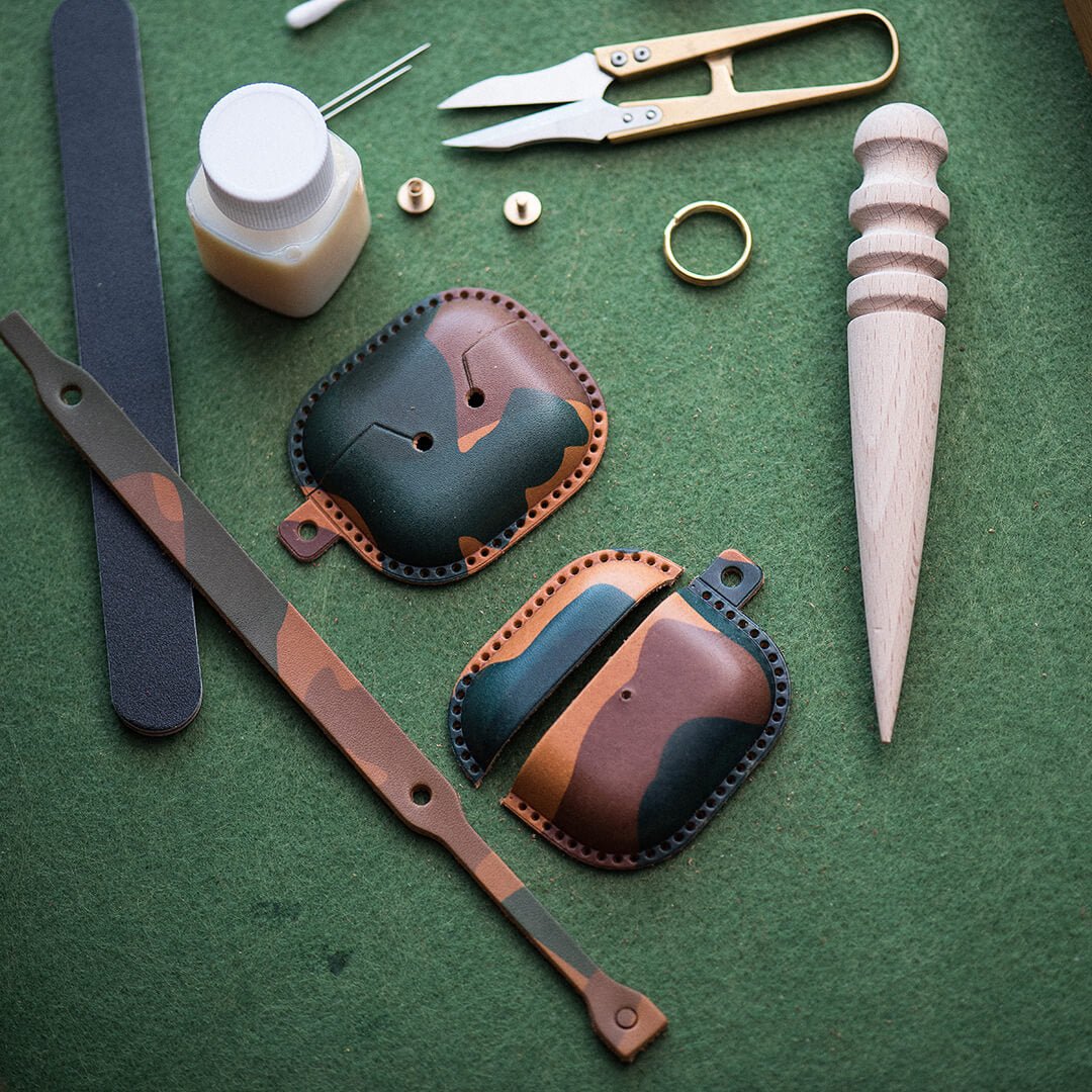 AirPods Case Leather DIY Kit – Babylon Leather - Babylon LeatherBabylon LeatherLZ15 - Camo - AirPods 3rd