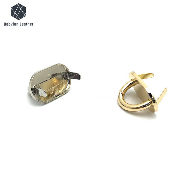 Arch Bridge Shape Fashion Connector Strap Buckle（2 PACK） - Babylon LeatherBabylon LeatherCSB-006-Gold