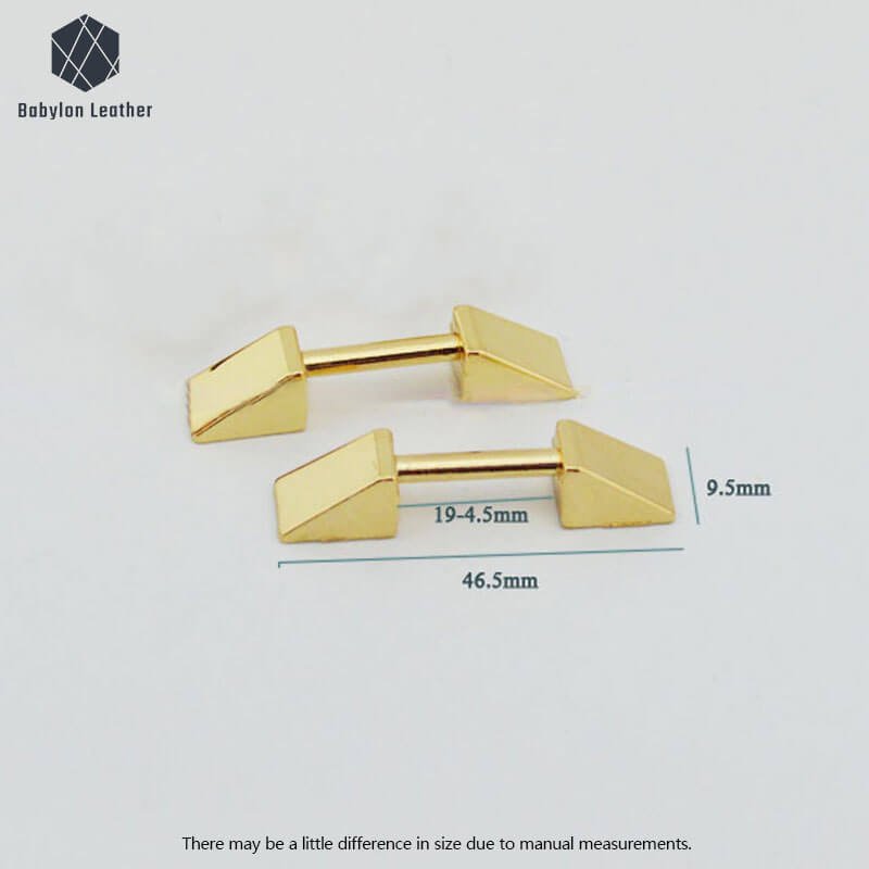 Arch Bridge Shape Triangular Creative Connector Strap Buckle（2 PACK） - Babylon LeatherBabylon LeatherCSB - 154