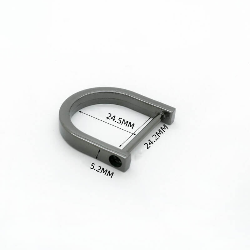 Screw-In D-Ring Connector - Babylon Leather