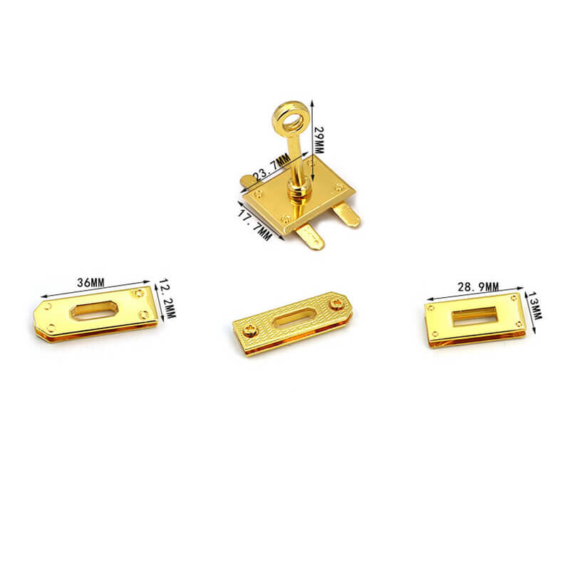 Kelly-Style Turn Lock Clasp Hardware Kit – Babylon Leather