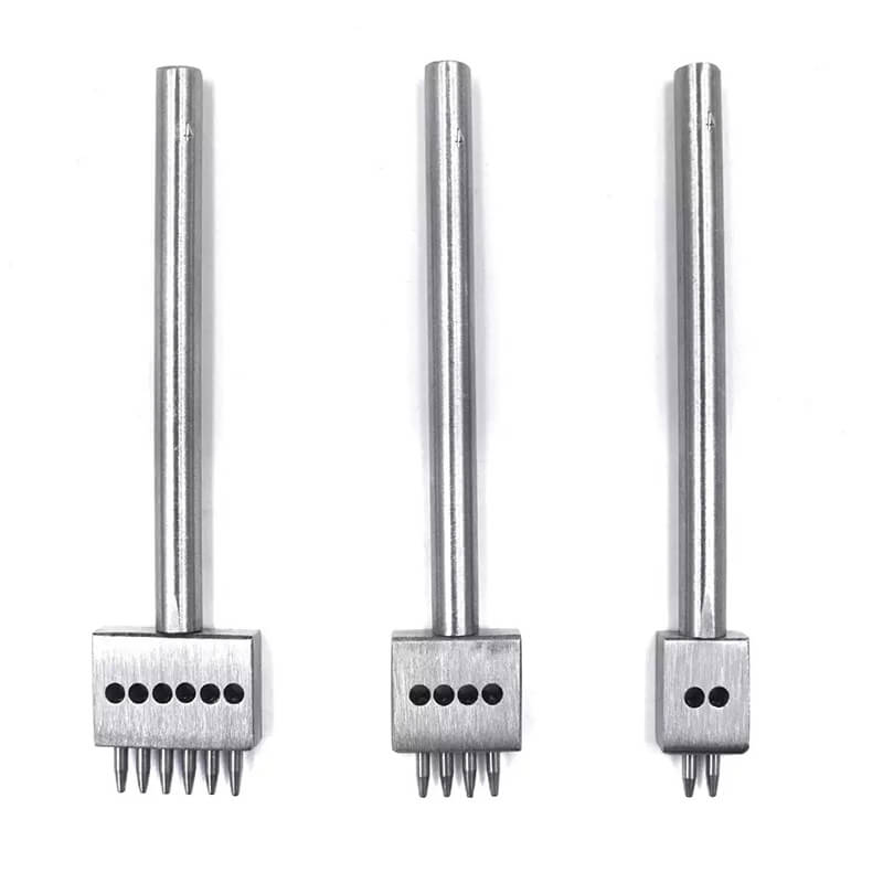 Round Pricking Iron Set Tool Steel for DIY Leathercraft – Babylon Leather