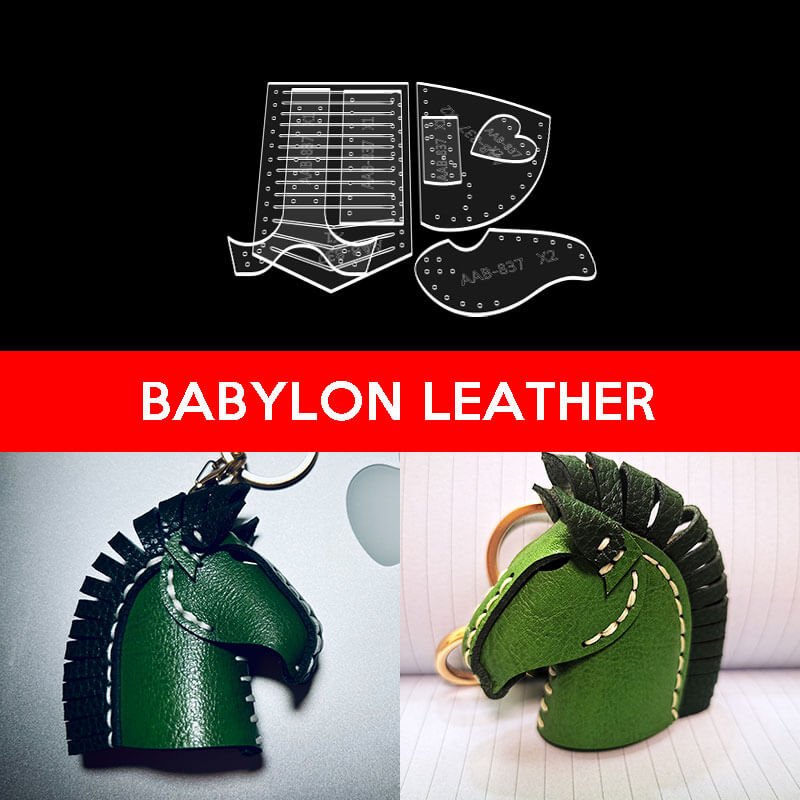 BABYLON™ 3D Pony Keychain Charm Pattern AAB - 837 - Babylon LeatherBabylon LeatherAAB - 835 - Kraft Board