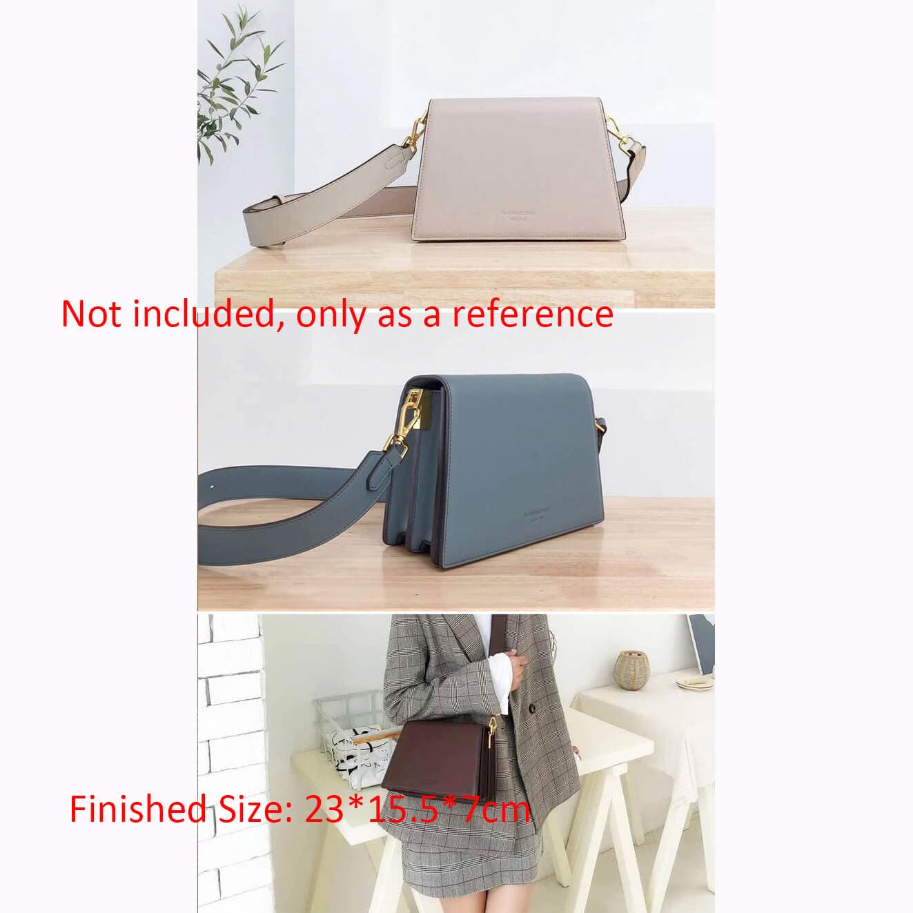 BABYLON™ Accordion Style Shoulder Bag Pattern AAB - 522 - Babylon LeatherBabylon LeatherAAB - 522 - Kraft Board
