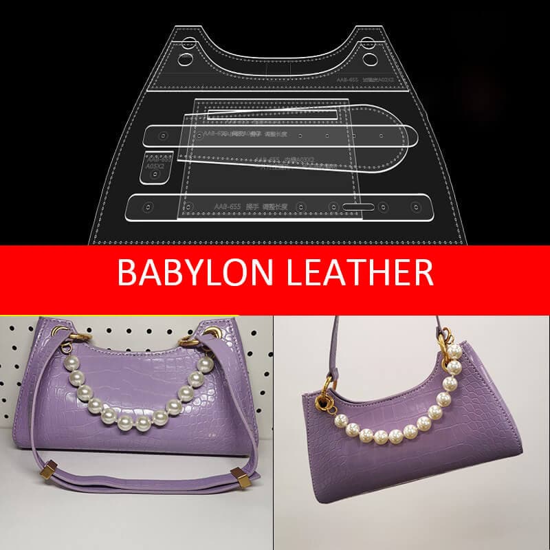 BABYLON™ Baguette Bag Sewing Pattern AAB - 655 - Babylon LeatherBabylon LeatherAAB - 655 - Kraft Board