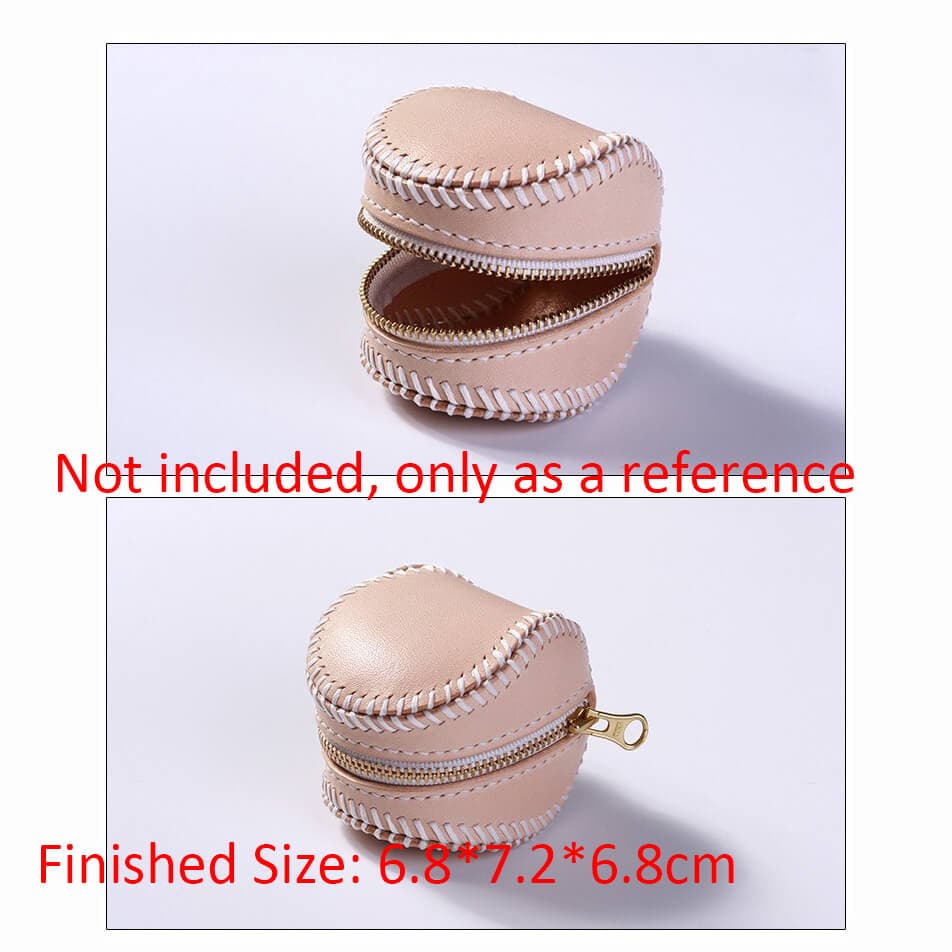 BABYLON™ Baseball Coin Purse Leather Pattern AAB - 173 - Babylon LeatherBabylon LeatherAAB - 173 - Kraft Board