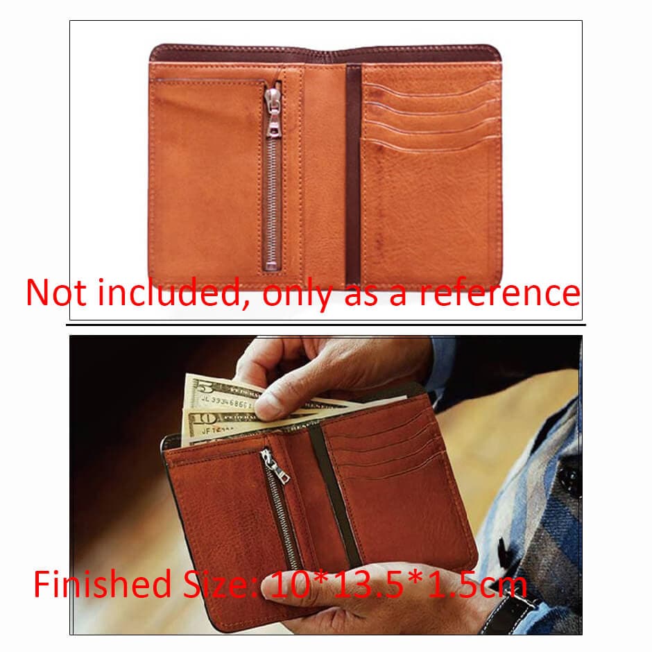 BABYLON™ Bi - Fold Fashion Wallet Making Pattern AAB - 127 - Babylon LeatherBabylon LeatherAAB - 127 - Kraft Board