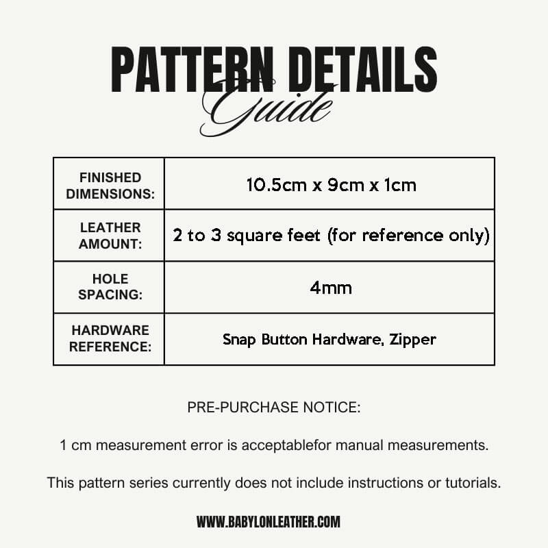 BABYLON™ Bi - Fold Short Wallet Pattern AAB - 455 - Babylon LeatherBabylon LeatherAAB - 455 - Kraft Board