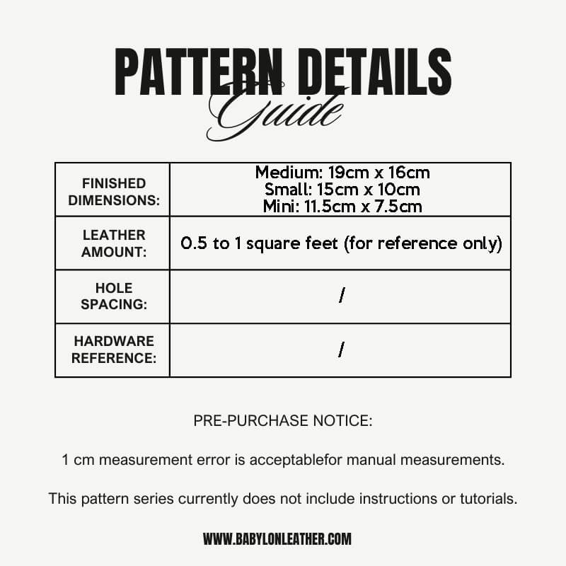 BABYLON™ Bow Card Holder Leather Making Pattern AAB - 830 - Babylon LeatherBabylon LeatherAAB - 830 - Kraft Board