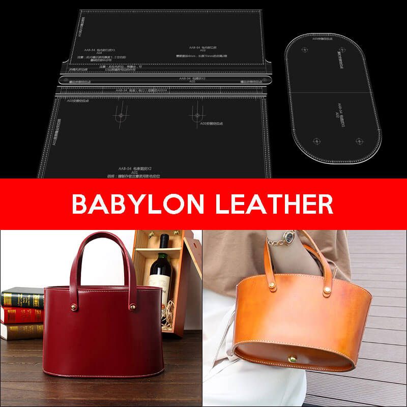 BABYLON™ Bucket Bag DIY Crafting Pattern AAB - 54 - Babylon LeatherBabylon LeatherAAB - 54 - Kraft Board