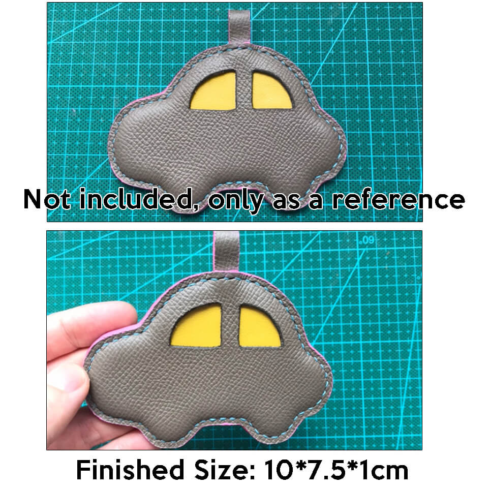 BABYLON™ Car - Shaped Keychain Leather Pattern AAB - 330 - Babylon LeatherBabylon LeatherAAB - 330 - Kraft Board