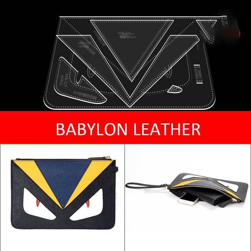 BABYLON™ Cartoon Clutch Leather Pattern AAB - 117 - Babylon LeatherBabylon LeatherAAB - 117 - Kraft Board