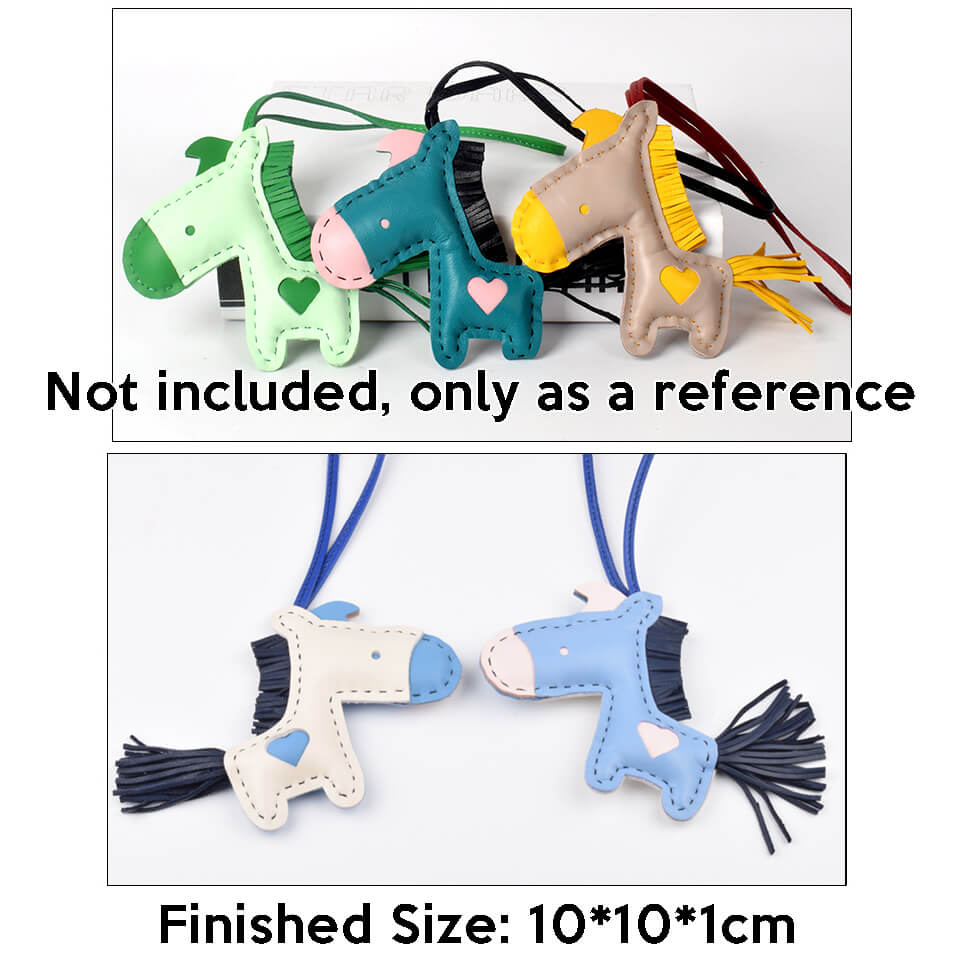 BABYLON™ Cartoon Pony Keychain Charm Making Pattern AAB - 423 - Babylon LeatherBabylon LeatherAAB-423-Kraft Board