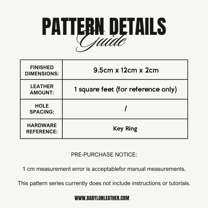 BABYLON™ Cat Paw Key Holder DIY Pattern AAB - 86 - Babylon LeatherBabylon LeatherAAB - 86 - Kraft Board