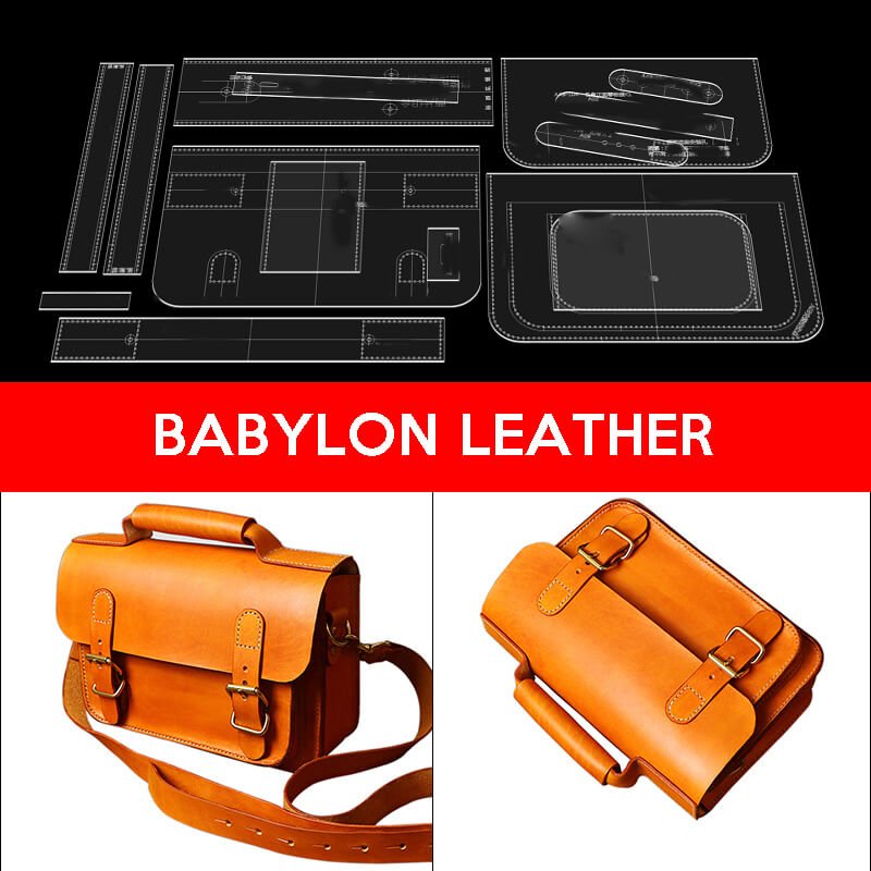BABYLON™ Classic Cambridge Bag Leather Craft Pattern AAB - 104 - Babylon LeatherBabylon LeatherAAB - 104 - Kraft Board