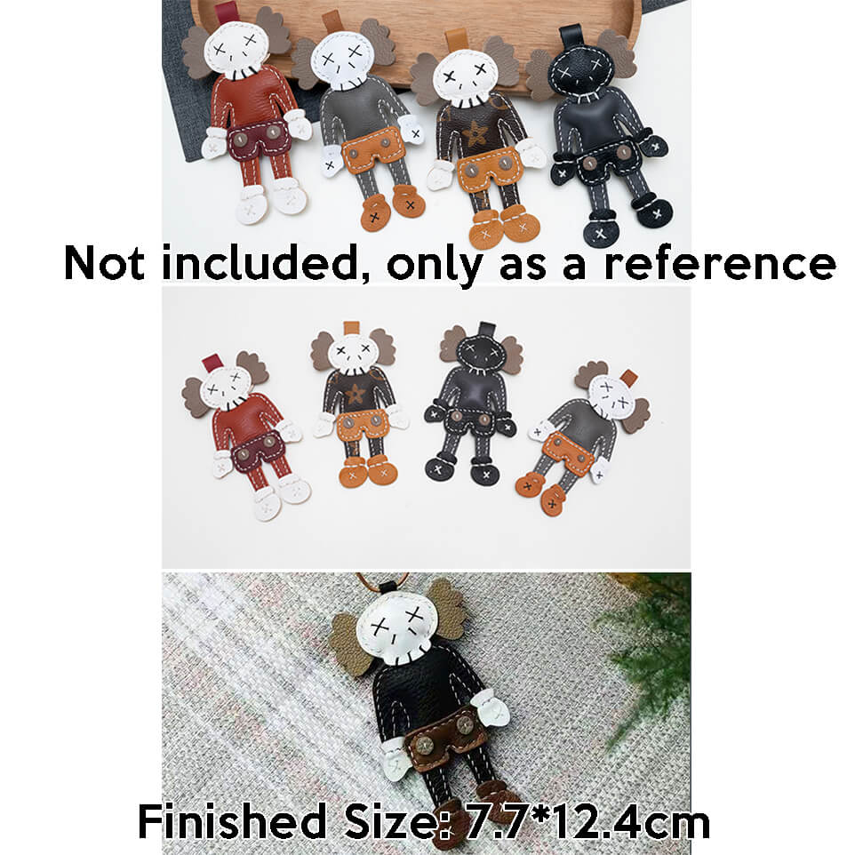 BABYLON™ Clown Keychain Charm DIY Pattern AAB - 687 - Babylon LeatherBabylon LeatherAAB - 687 - Kraft Board