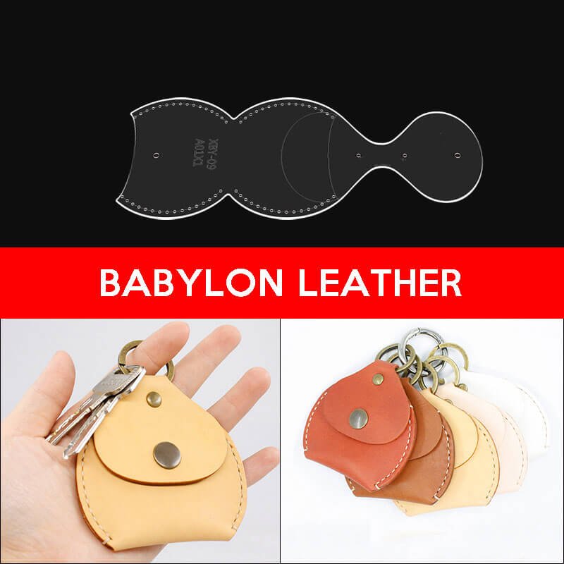 BABYLON™ Coin Purse Keychain Charm Pattern XBY - 09 - Babylon LeatherBabylon LeatherXBY - 09 - Kraft Board