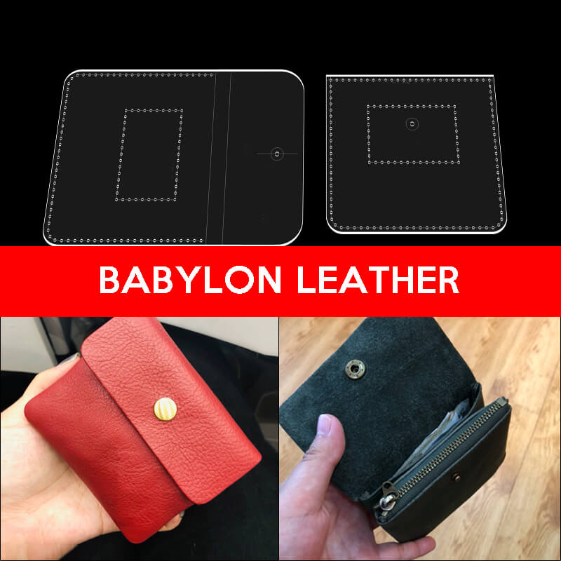 BABYLON™ Coin Purse Love's Gift Making Pattern AAB - 459 - Babylon LeatherBabylon LeatherAAB-459-Kraft Board